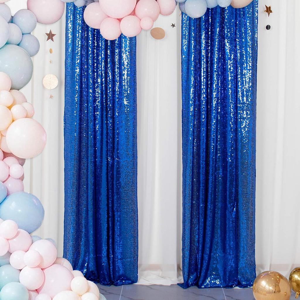 Gold Sequin Photo Backdrop Curtain Panels Stage For Shimmer Birthday Wedding Photograph Baby Shower Decoration Backdrop Fabric