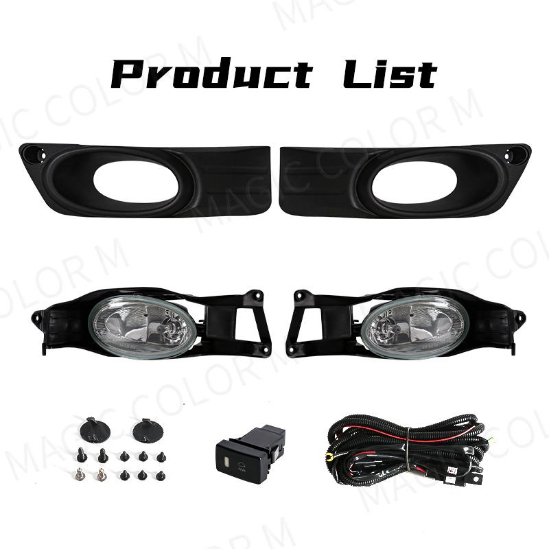 For Honda Fit / Jazz Shuttle 2011 2012 2013 2014 2015 2016 Fog Light Halogen Car Front Bumper Lamp Daytime Running Light DRL 12V