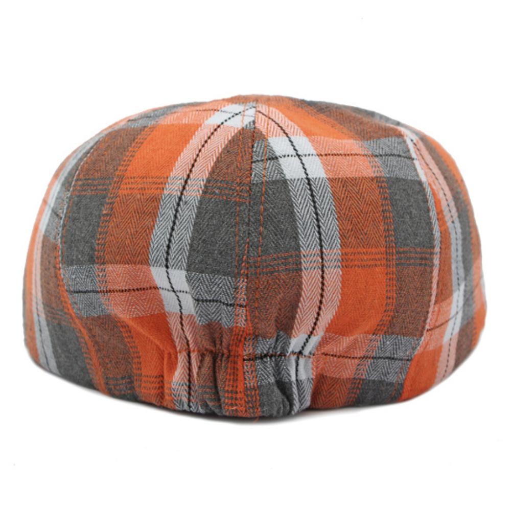 Ht4664 Beret Cap Spring Summer Sun Hat Octagonal Caps For Men Women Plaid Artist Painter Beret Hat Flat Cap Male Female Berets