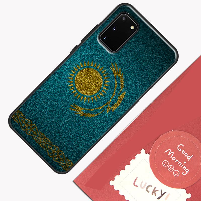 Kazakhstan Flag Phone Case For Samsung Galaxy S25 S26 Ultra S20 S21 S22 S23 S24 Plus S9 S10 S25 FE Cover Shell