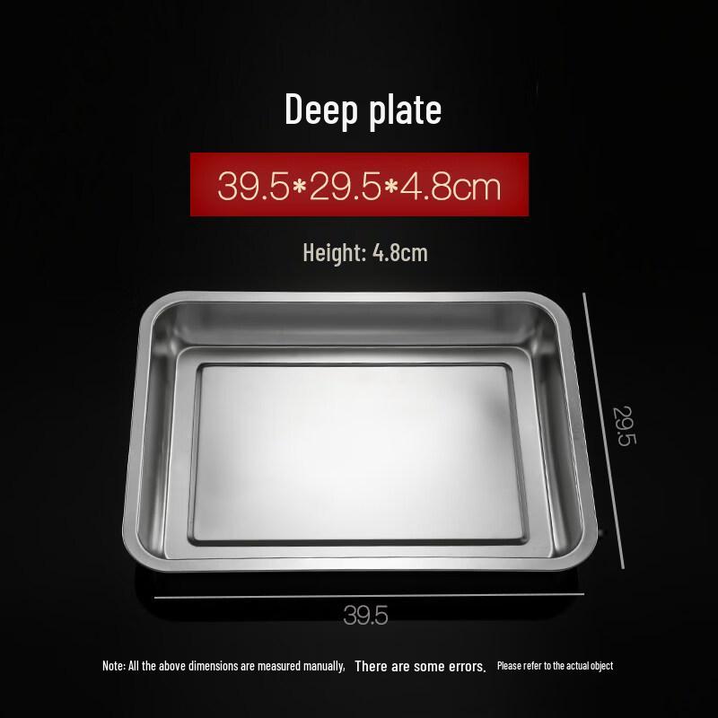 Zhebu 304 Stainless Steel Commercial Deep Tray