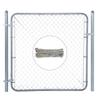 100pcs Multipurpose Stainless Steel Fence Fasteners Corrosions Resistant Fence Repair Ties for Home and Agricultural Use