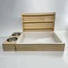 Mit Katzentoilette Kaninchen Heufutterspender Holz Hamster Futterspender Kaninchen Futtertrog Chinchilla