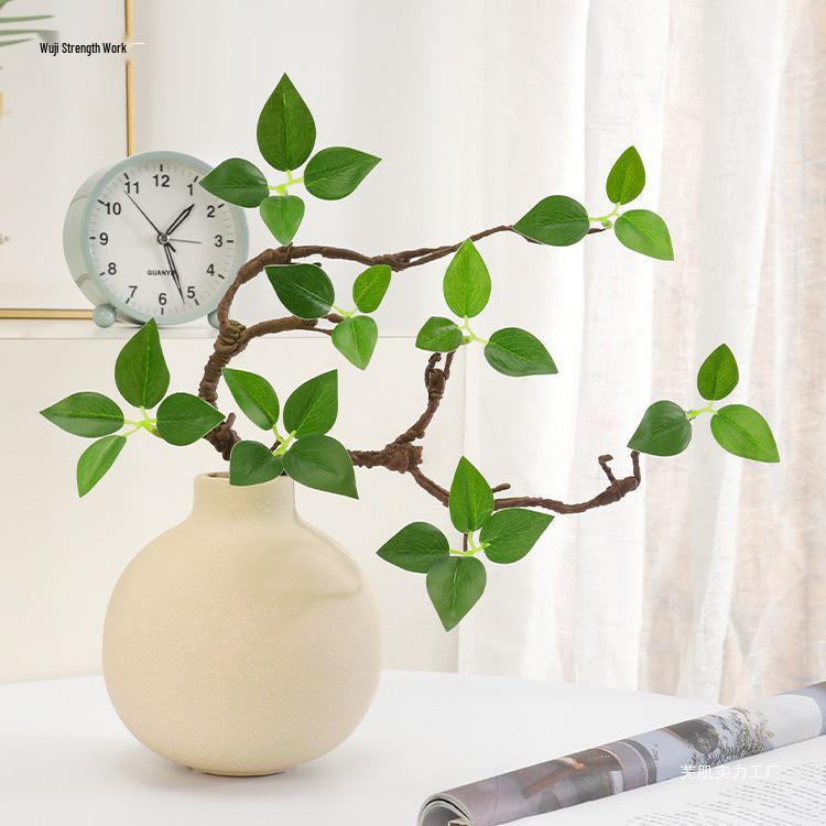 Green Artificial Hanging Plants & Flowers for Living Room, Dining Table, and Hotel Display