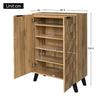 Sideboard, Modern Shoe Cabinet with 5 Compartments, Dimensions 80.5 X 35 X 109.5 Cm, Adjustable Shelves