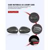 For Fiat 500 2008-2024 Abarth 595 695 2012-2024 Carbon Fiber Car Side Rearview Mirror Decorate Cover Trim Sticker Accessories