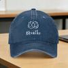 Baseball Cap Breathe Buddha Lotus Flower Meditation Yoga Summer Casual Hip Hop Hats  Women Unisex Custom Logo Hiking Baseball Caps