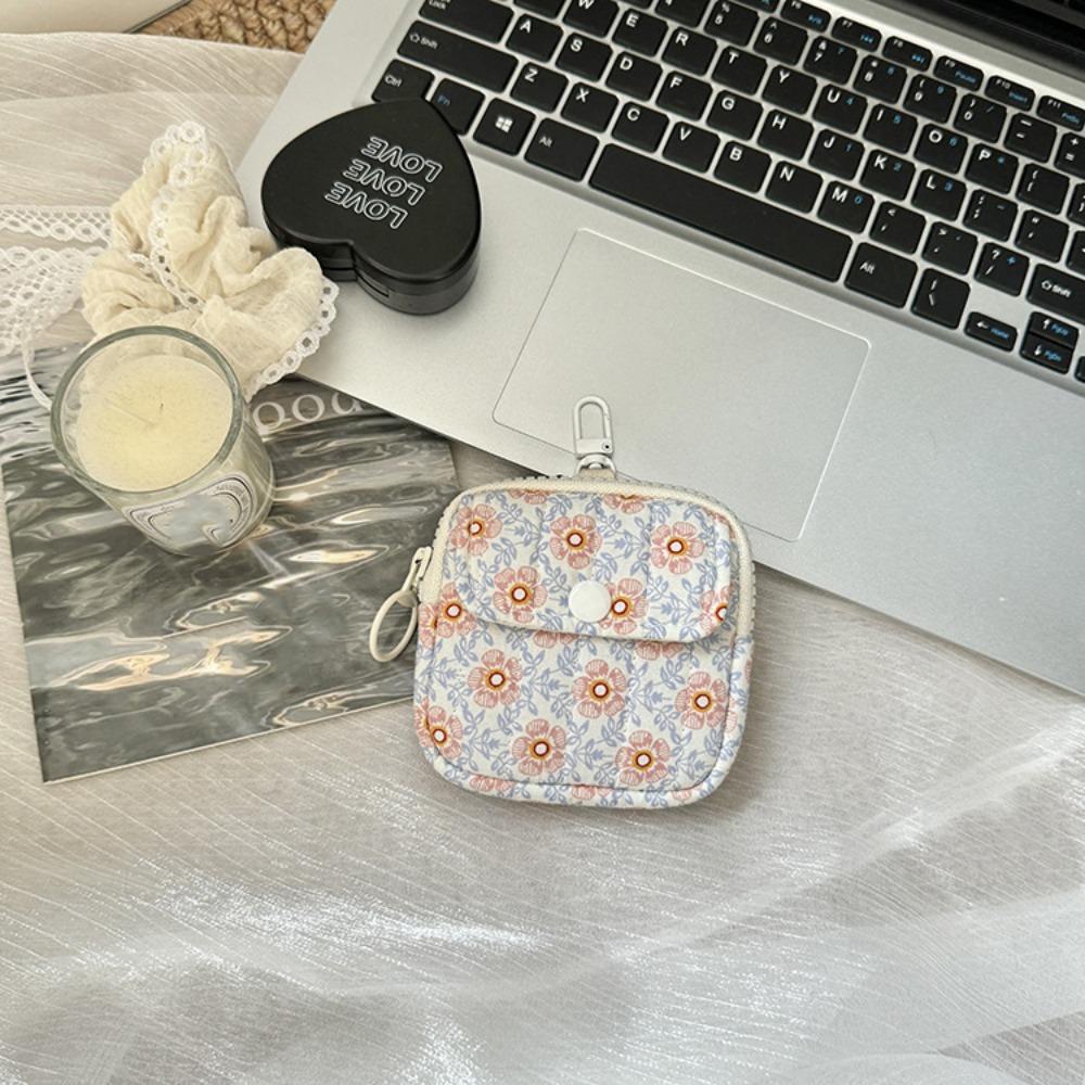 Pendant Small Makeup Lipstick Bag Large Capacity Mini Canvas Storage Bag  Travel