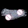 Realistic Penis Extension Cock Sleeve Penis Enlarger Delay Reusable Condoms for Men Dildo Enhancer Sex Toys