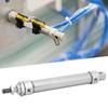 Mini Air Cylinder Stainless Steel Round Double Action Device Pneumatic Components MA25