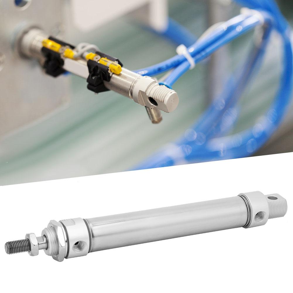 Mini Air Cylinder Stainless Steel Round Double Action Device Pneumatic Components MA25