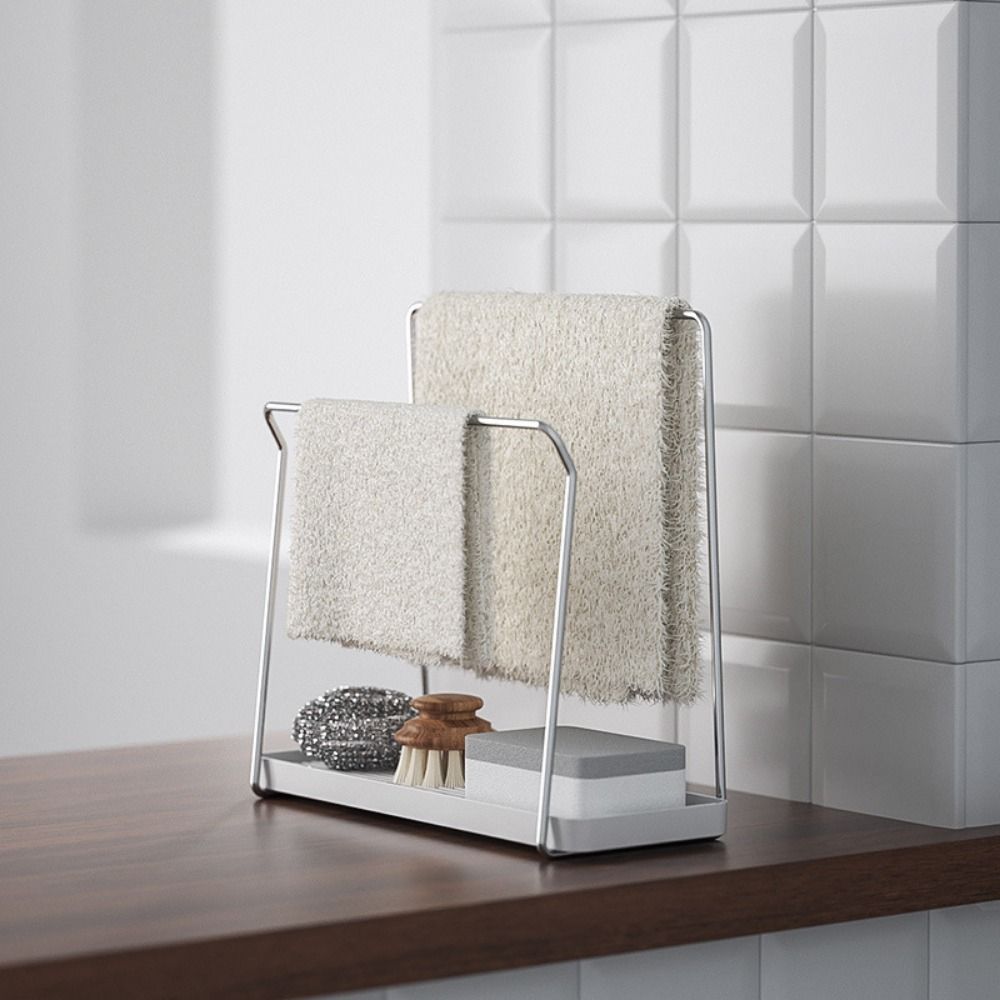 Modern Kitchen Sponge Stand Waterproof Bathroom Drain Rack  Kitchen Utensils