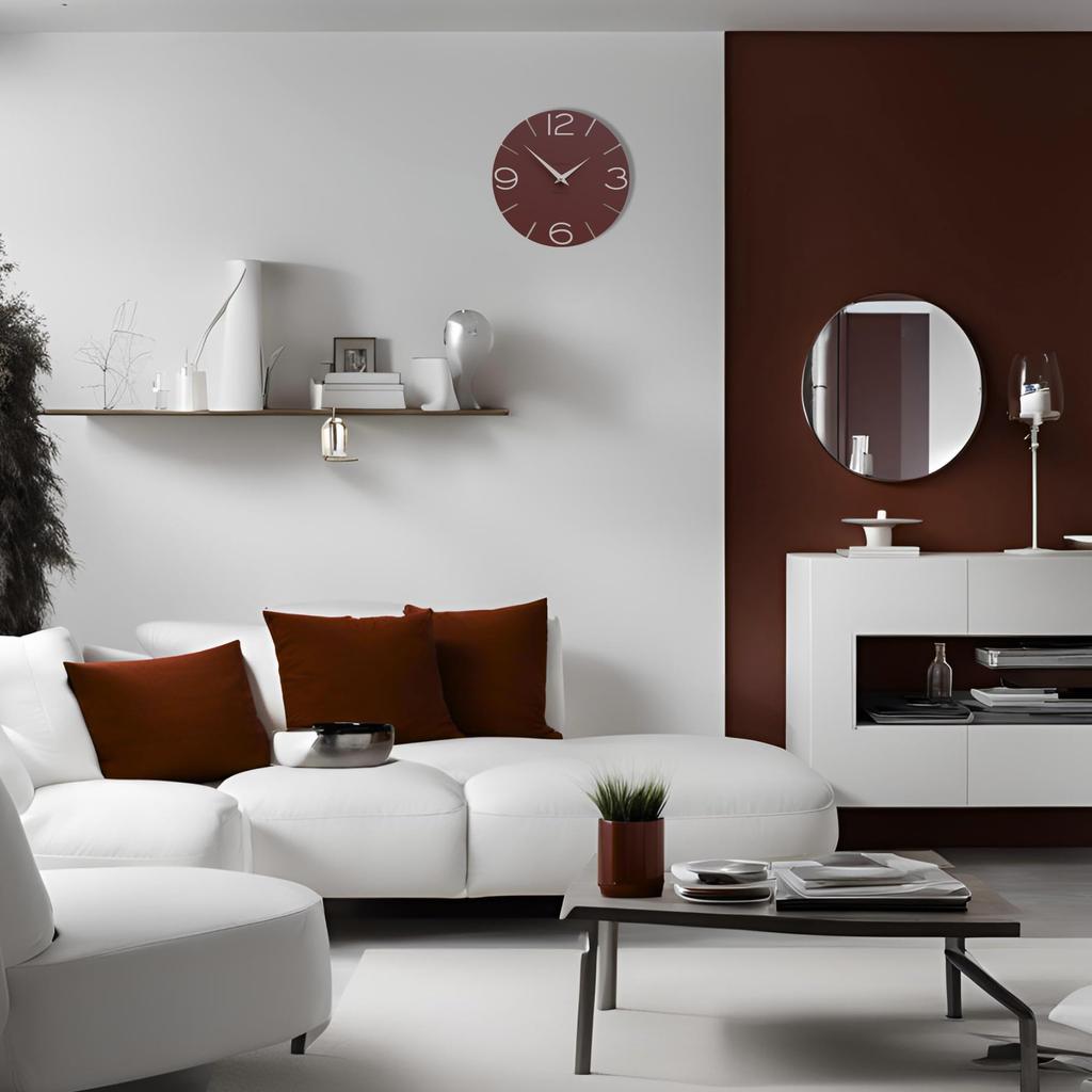 CalleaDesign SMILE Wall Clock Wine Sand