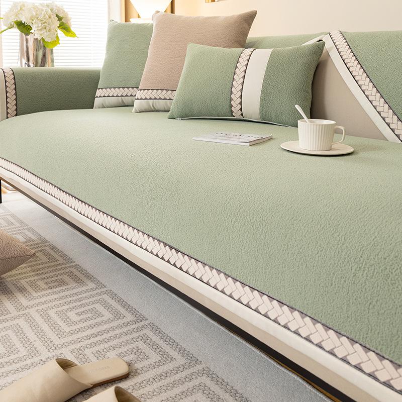 

Light Luxury Four-Season Universal Sofa Cushion, Simple Modern Non-Slip Living Room Fabric Sofa Seat Cushion, Cloth Cover, Cover Towel 70*150cm