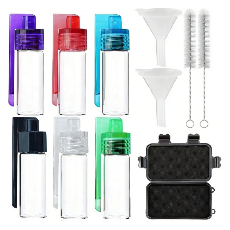 Transparents Glass Condiment Container Leakproof Glass Spices Jars With Lid for Precise Measurement 51mm белый