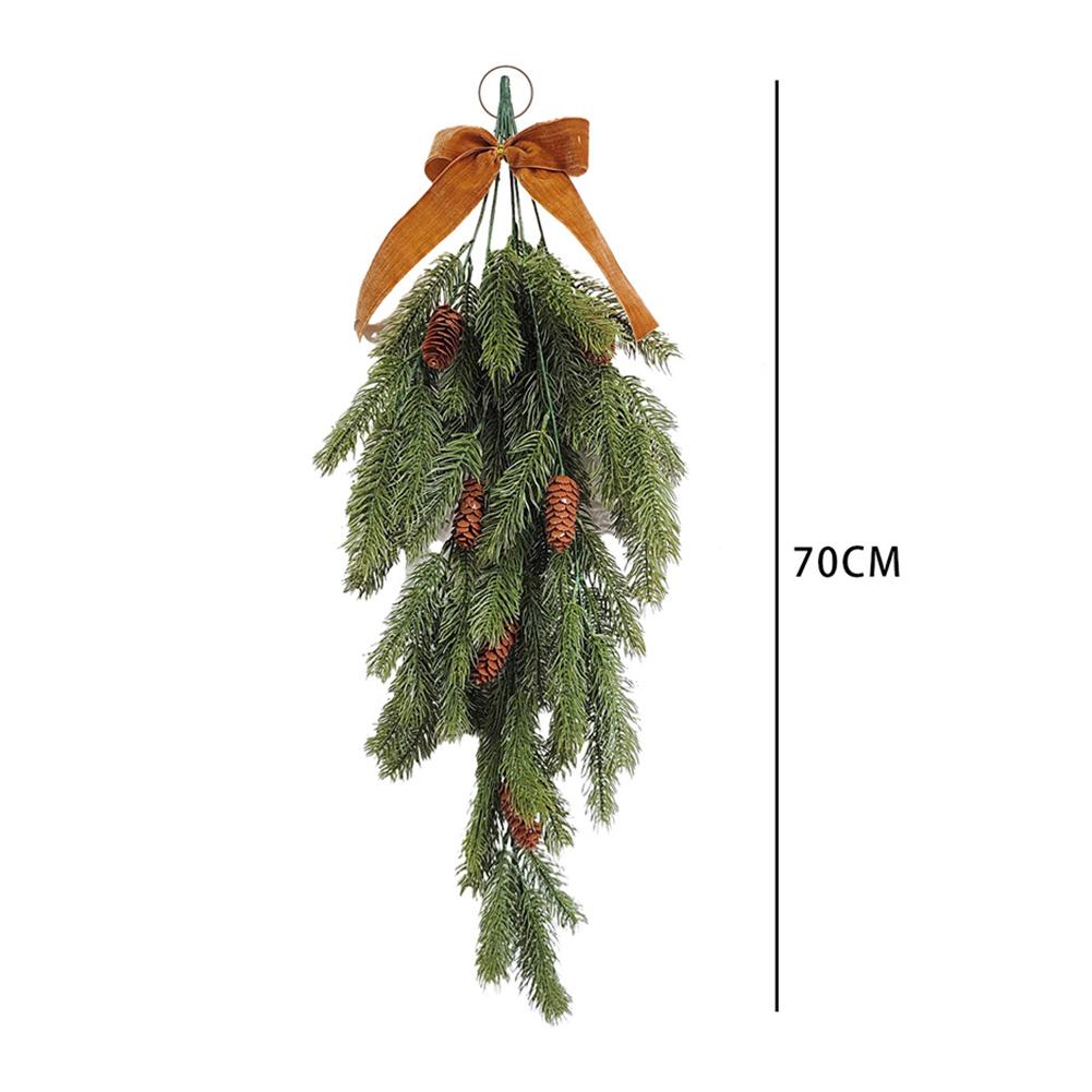 For Home Decor DIY Wreath Pine Needle Garland Seasonal Displays DIY Pine Needle Garland For Home Seasonal Decoration