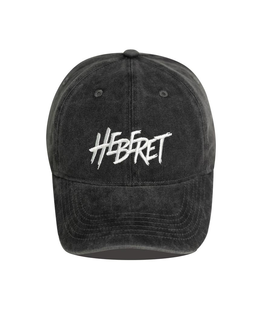 Hebeles Sketch Stone Washed Ball Cap - Charcoal