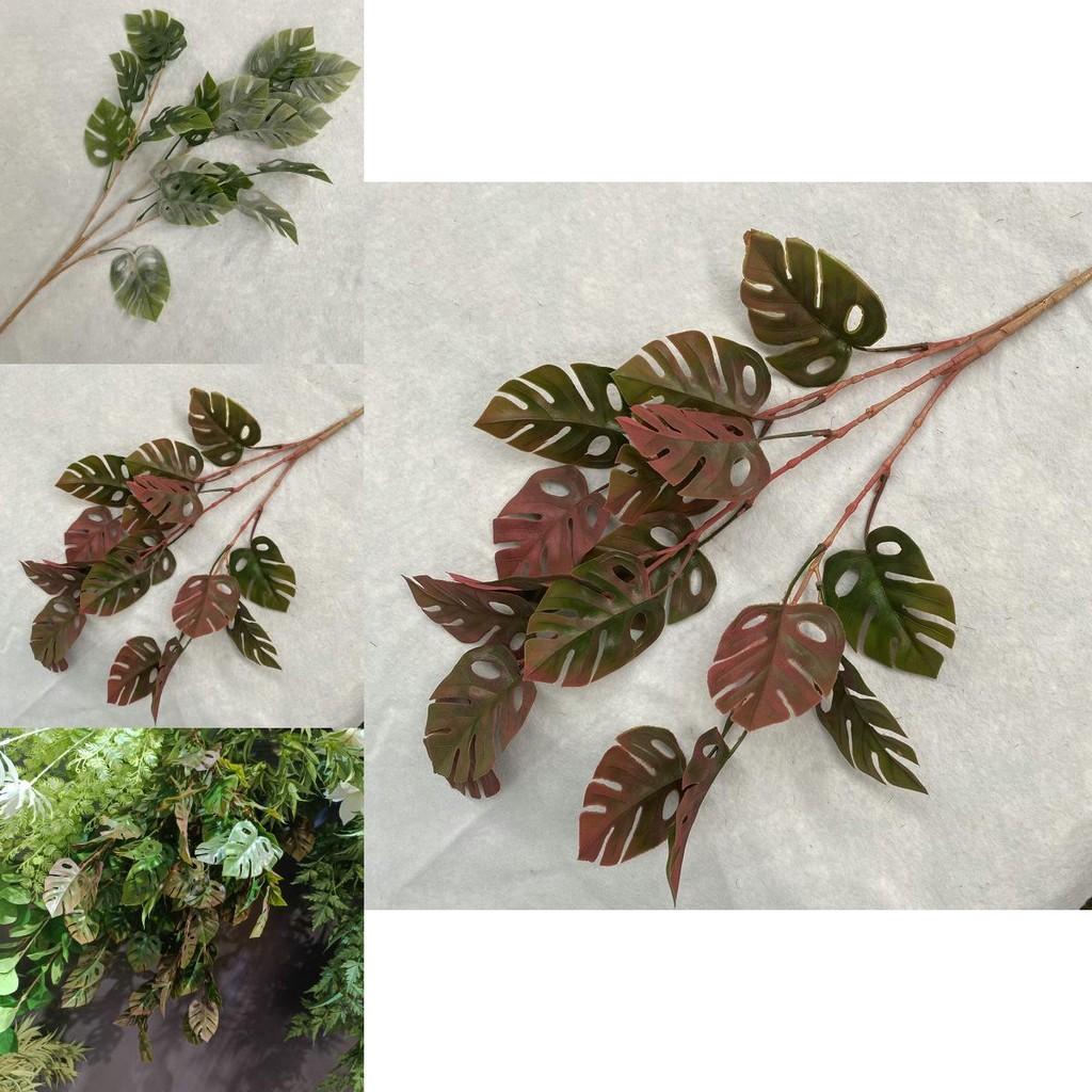 Flexible Realistic Turtle Foliage Artificial Plant For Party Wedding Home Decor