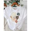 Women Casual White T-Shirt She Sells Sea Shells By The Sea Shore Print Soft Cotton Short Sleeve Daily Wear Tee
