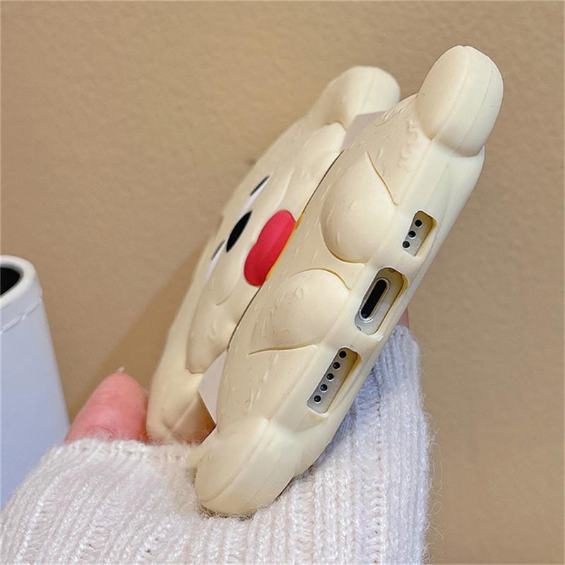 Koreanische Nette 3d Liebe Herz Welpen Silikon Telefon Fall Für Iphone 14 13 12 11 Pro Max Schöne Cartoon stoßfest Soft Cover Funda