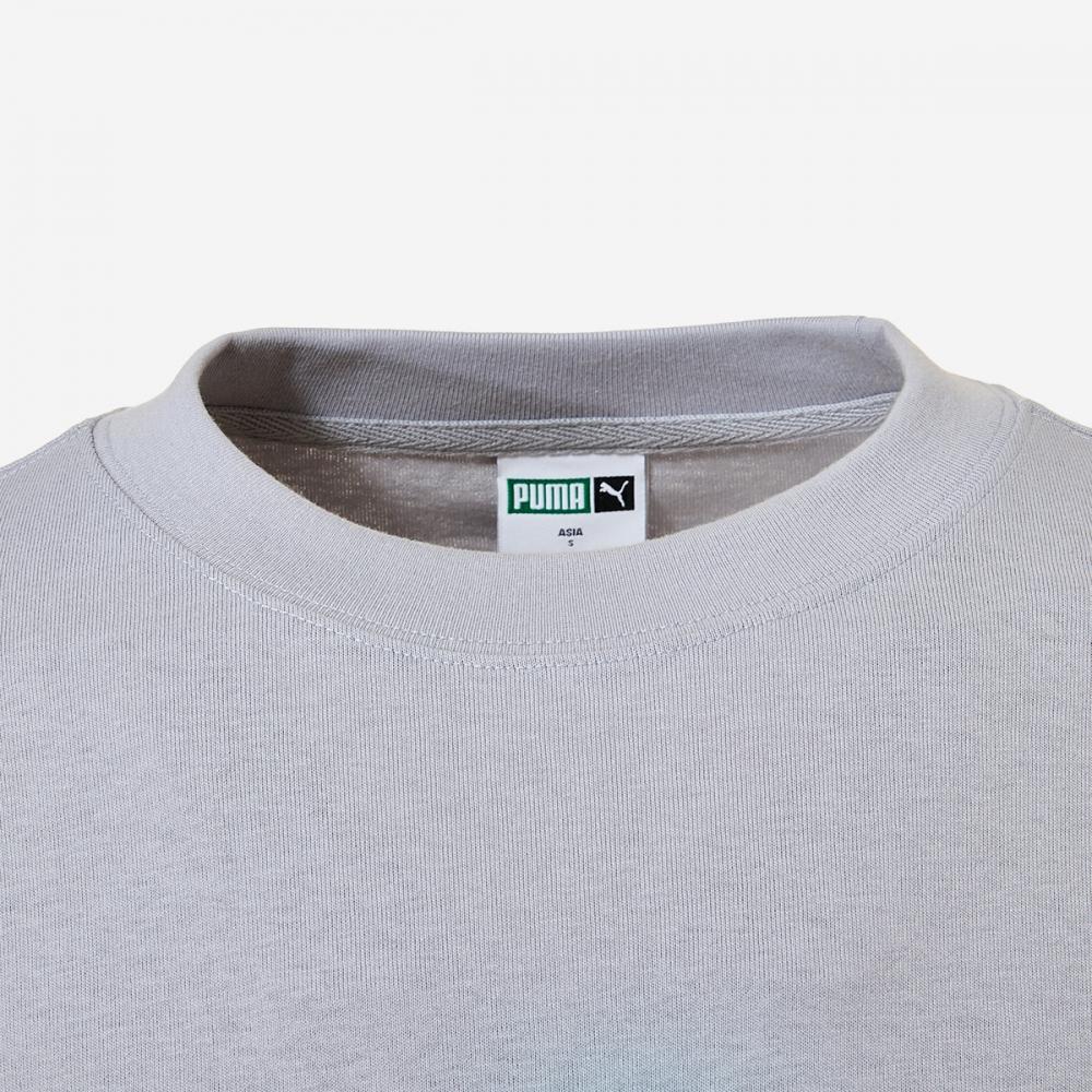 Puma Crlt K Gfx Short Sleeve Tee pKi62808763 Gray Fog