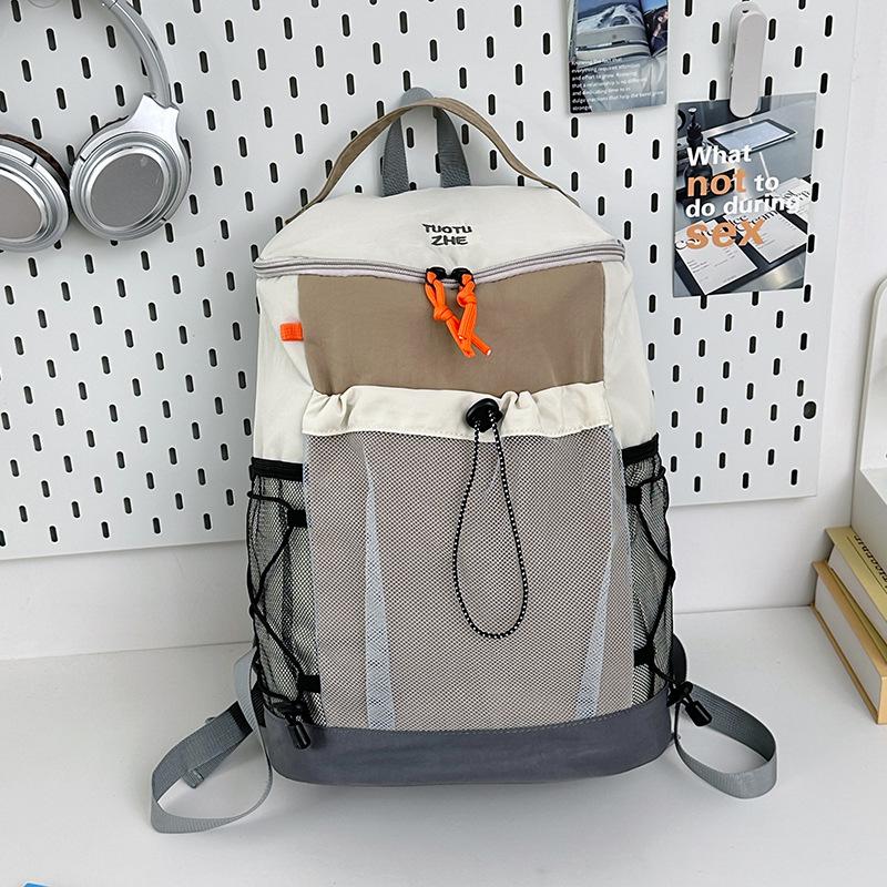 Schoolbag Large and Small Travel Schoolbag Large Capacity Outdoor Light Backpack Leisure Hiking Bag Backpack