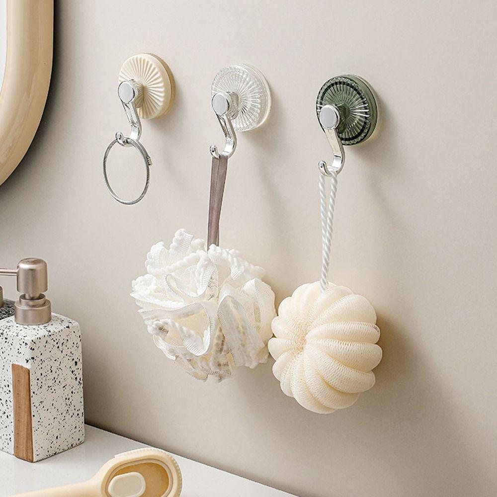 Heavy Duty Zuignaphaak Herbruikbare Vacuümhangers Haken Multifunctionele Handdoekhaak Keuken