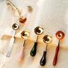 1 Pcs Anti-Hot Sealing Wax Spoon Wood Handle Retro Wax Stamping Spoons Invitation Cards Decorative Stamps Craft