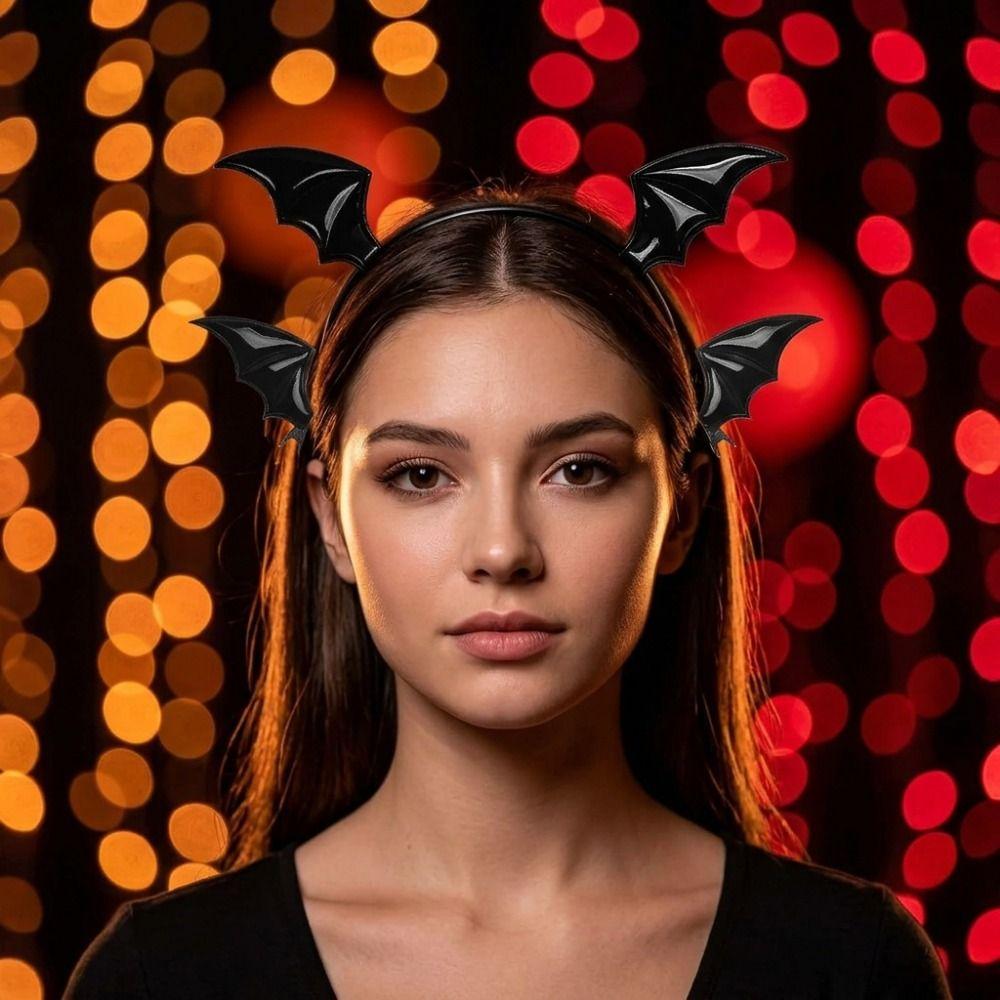 Fashion Halloween Bat Hair Clip Gothic Dragon Devil Hair Clips Pins  Festival Props