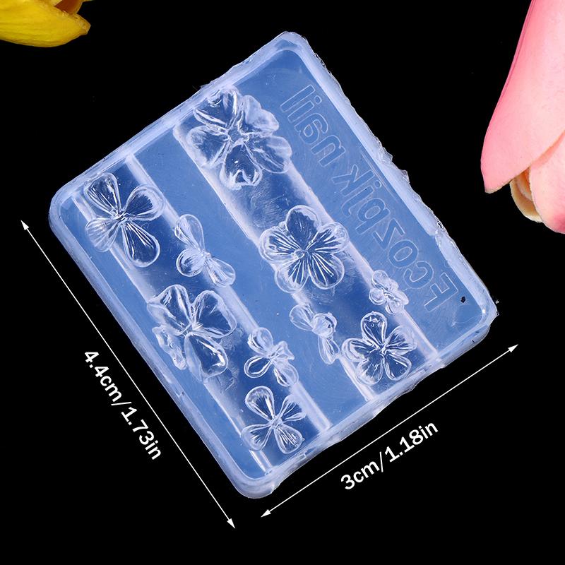 Nail Mold Silicone Nail Art Decorations Diy Flower Tulip Design Nail Art Template Stereoscopic Manicure Tools