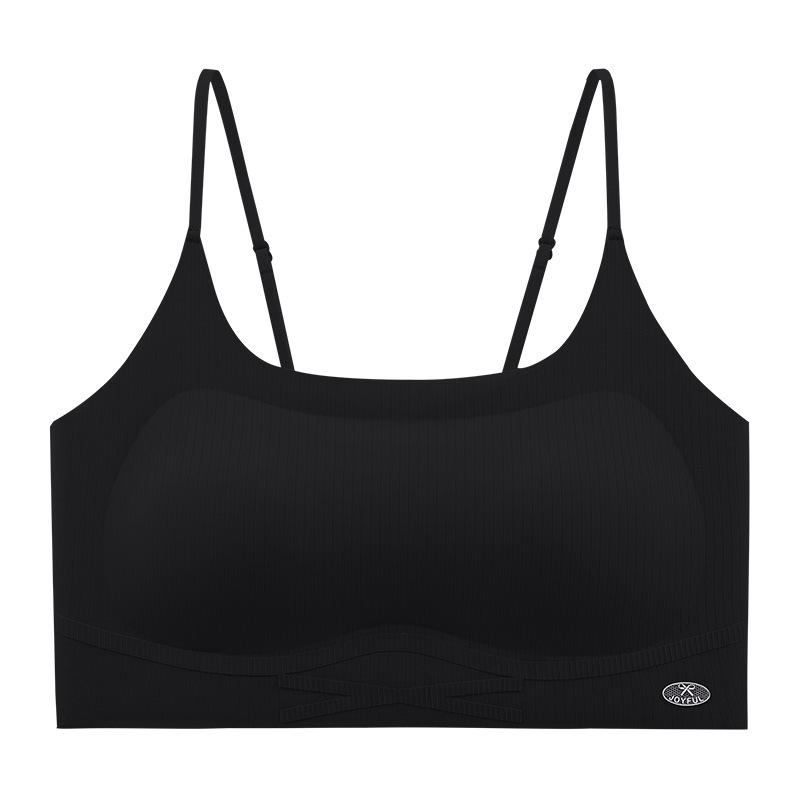Liquid Foundation Bra Seamless Tube Top Anti-light Beautiful Back Underwear Small Chest Small Suspender Thin Shoulder Strap Underwear