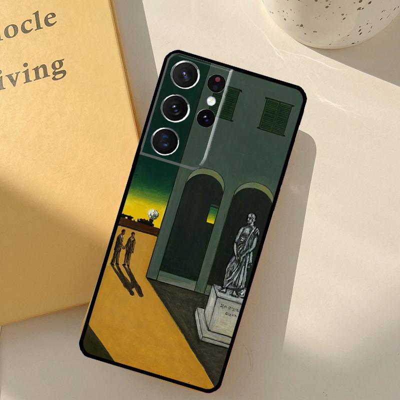 

Giorgio De Chirico Art Phone Case For Samsung Galaxy S25 Ultra S20 S21 S22 S23 S24 Plus S9 S10 S25 FE Cover Shell Galaxy S10 Plus