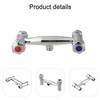Wall Mounted Brass Shower Valve Hot Cold Dual Control Mixing G1/2 Outlet