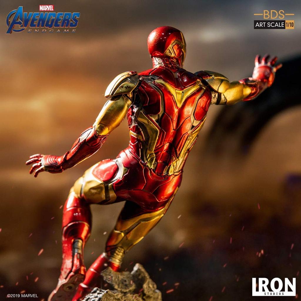 Iron Studios 1/10 Scale Iron Man Avengers Endgame Iron Man Mark LXXXV BDS