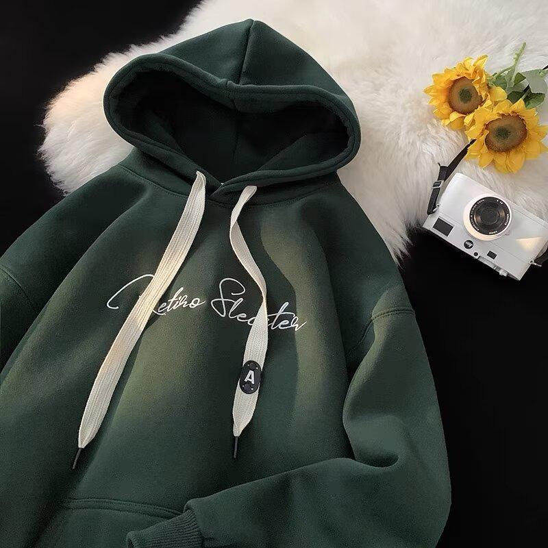 2024 Men s Casual Versatile Hooded Sweatshirt with Niche Design - Long Sleeve, Loose Fit, Youth Popular M