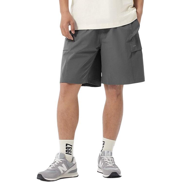 New Balance Attractive Lifestyle Casual Shorts Men's Gray Moderate (Unisex) Casual Shorts AMS32369 CTR
