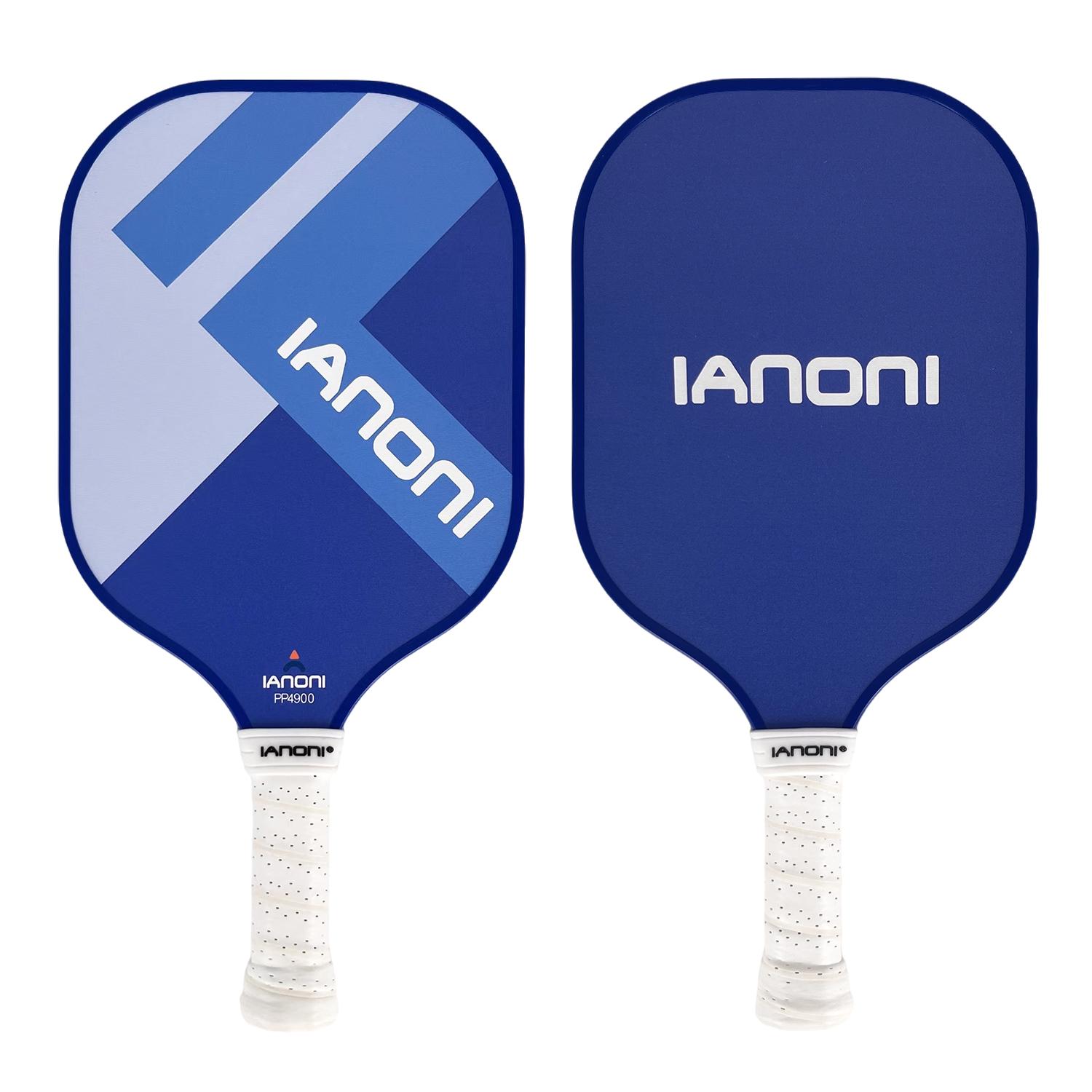 IANONI SPORTS PP4900 Textured Carbon Fiber PP Honeycomb Core Pickleball Paddle