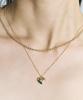 Scaletto Cke201[Renewal][2Set][Surgical Steel]Two Rows Of Heart Layered Necklace (2Colors)