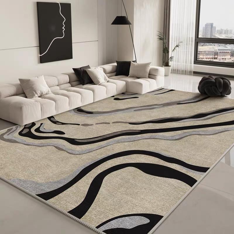 New Style Living Room Carpet, Bedroom Coffee Table, Dark Floor Mat Home Decoration