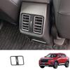 For Honda WR-V WRV 2024 2025 Interior Accessories Car Trim Decoration Air Frame Rear Outlet Sticker Cover Conditioning Vent B3O6