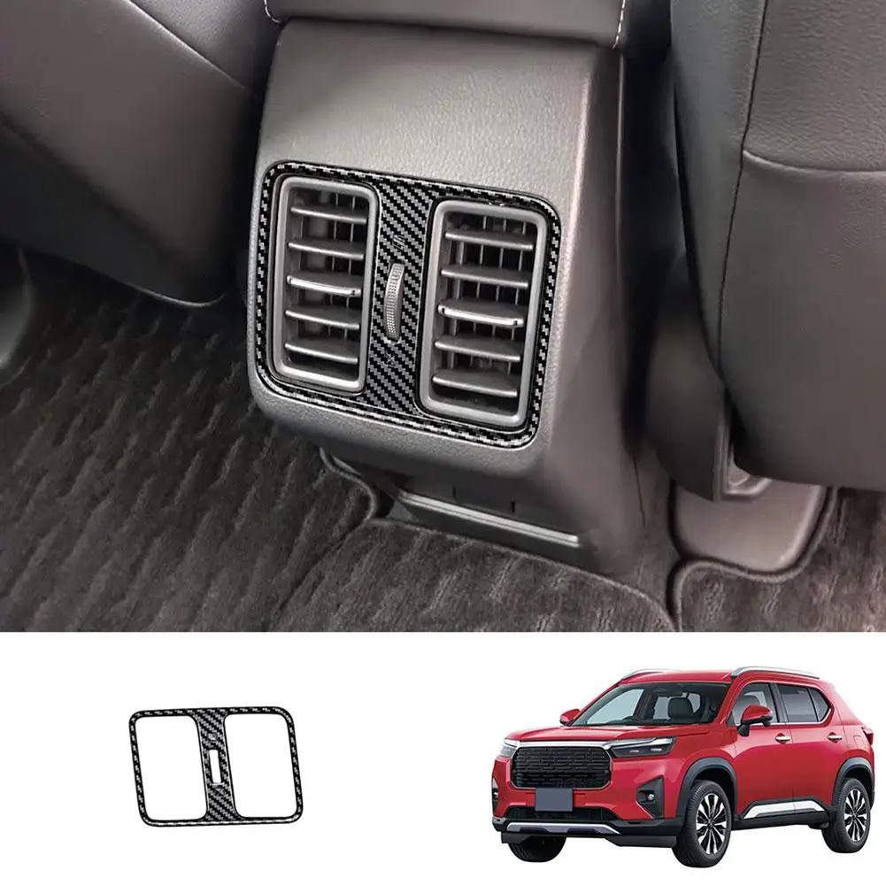 For Honda WR-V WRV 2024 2025 Interior Accessories Car Trim Decoration Air Frame Rear Outlet Sticker Cover Conditioning Vent B3O6