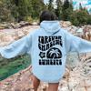 2025 Women's Autumn Winter Hip Hop Kangaroo Pocket Drawstring Hoodie with Print & Plus Velvet