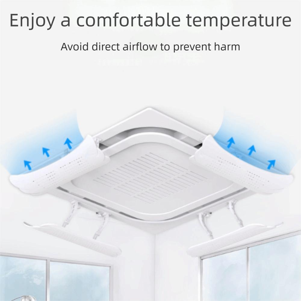 Adjustable Wind Deflector Central Air Conditioner Vent Deflector Air Conditioner Shield  Home