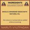NAIRUTI VYUTPADAN | Korianderpulver 500g | Reines & Natürliches Dhaniya-Pulver | Aromatisches Frisches Gewürz für Currys, Saucen, Tadka & den täglichen indischen Koch