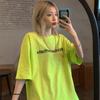 A T-shirt for Women's Summer Clothing Trendy Brand Loose Korean Version Hong Kong Style Short Sleeves INS Street Dark Series