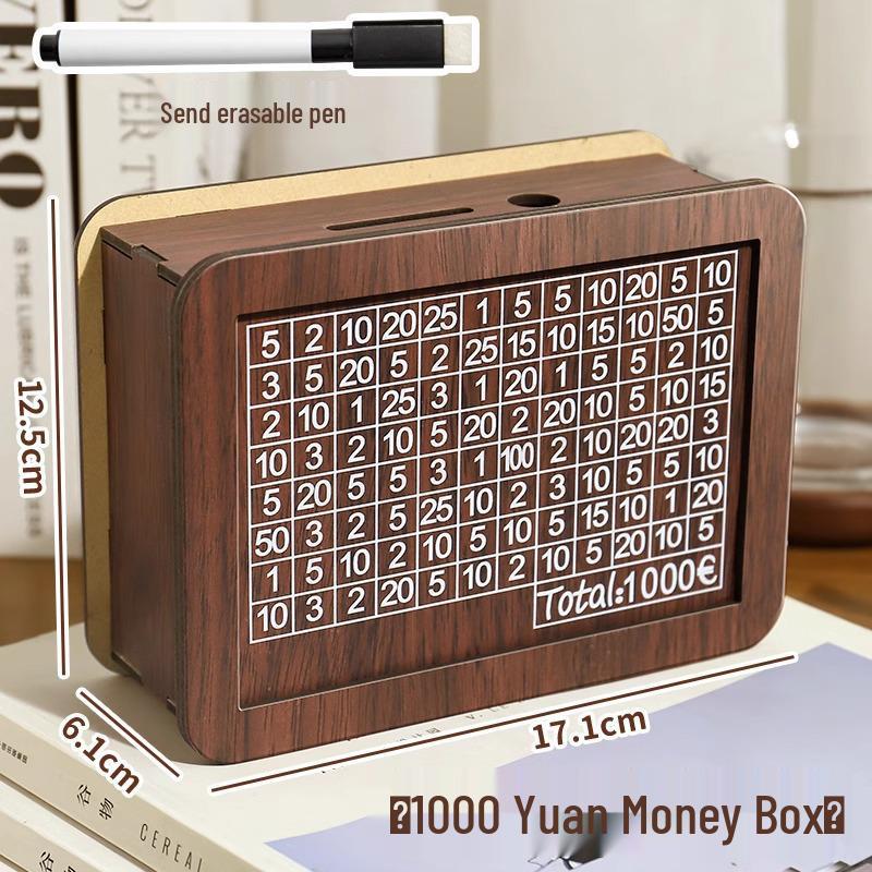 

2025 Продвинутая Деревянная Копилка Большой Вместимости для Детей, Мальчиков, Девочек и Взрослых