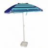 Striped Beach Umbrella Waterproof Sunshade Long-Lasting for Fishing