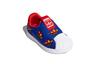 Adidas Originals SUPERSTAR 360 Abrasion Resistant Low top Toddler Shoes Blue White Red Infant And Toddler FY2512