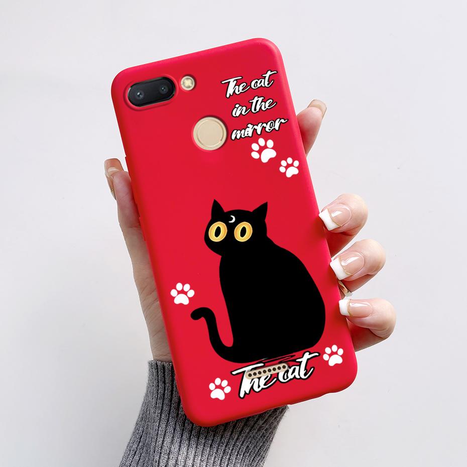 For Xiaomi Redmi 6 Case Redmi 6A Cute Cartoon Frog Back Cover Silicone Soft Phone Case For Xiaomi Redmi 6 6A Redmi6 Coque Bumper