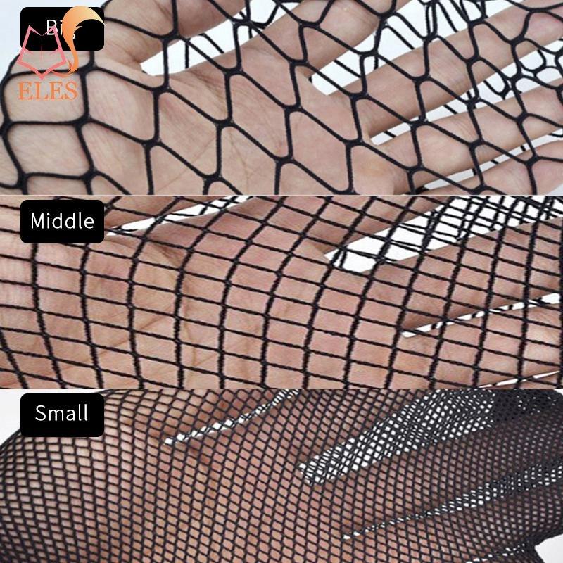 Dame Sexy Temptation Skrittløs Nettstrømpe Sort Tights Netting Åpent Skritt Nettstrømper Stretch Tights